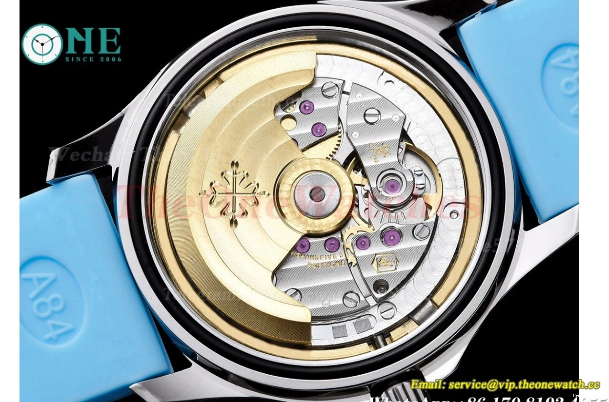 Bezel RU Aquanaut Ladies 35mm Blue SS A324 TWF Diamond 0520